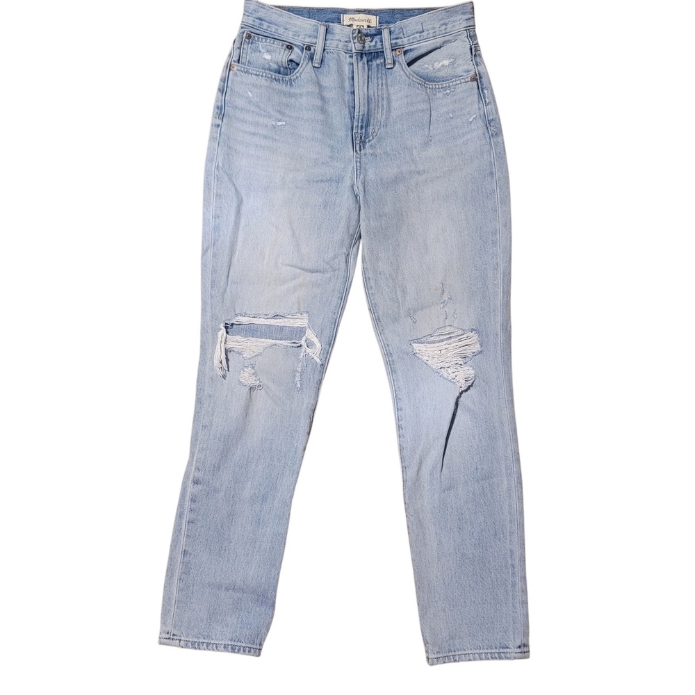 Madewell The Perfect Vintage Jeans Women's size 26 Light‎ Wash Distressed